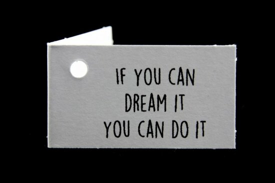 Gelukskaartjes if you can dream it you can do it 10 stuks