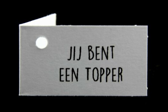 Gelukskaartjes jij bent een topper 10 stuks