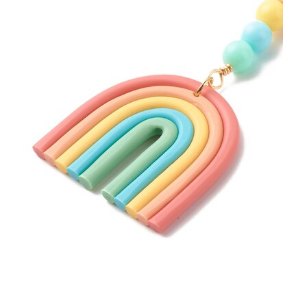 Sleutelhanger regenboog luxe