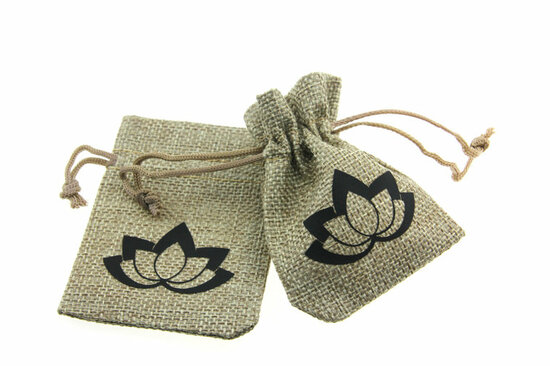 Jute zakjes lotus