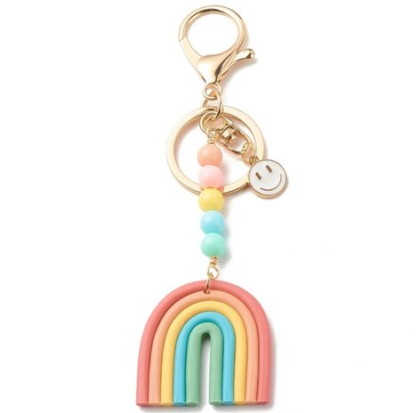 Sleutelhanger regenboog luxe